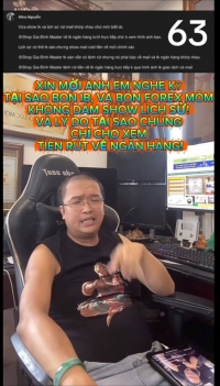 TẠI SAO BỌN LỪA ĐẢO FOREX CHÚNG GÁY XEM LỊCH SỬ RÚT TIỀN GIÁ TRỊ HƠN LỊCH SỬ GIAO DỊCH