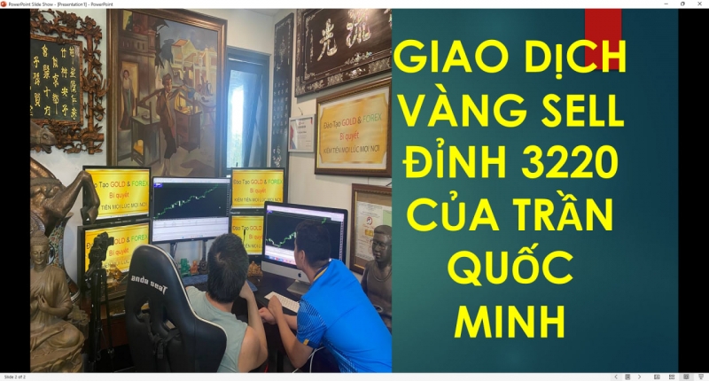 GIAO DỊCH VÀNG SELL ĐỈNH 3220