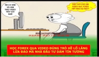 HỌC FOREX QUA VIDEO ĐÚNG TRÒ HỀ LỐ LĂNG LỪA ĐẢO MÀ NHÀ ĐẦU TƯ DÁM TÍN TƯỞNG