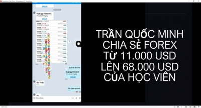 TRẦN QUỐC MINH CHIA SẺ FOREX từ 11.000 USD L&Ecirc;N 68.000 USD CỦA HỌC VI&Ecirc;N