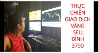 CẢ QUÁ TRÌNH GIAO DỊCH VÀNG SELL 3790 ĂN HẰNG TRĂM PIP