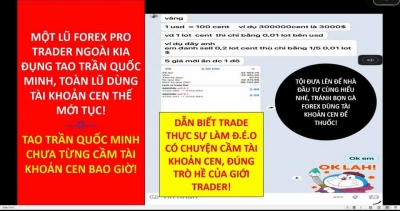 BỌN FOREX G&Agrave; MỚI D&Ugrave;NG T&Agrave;I KHOẢN CEN ĐỂ G&Aacute;Y DẪN BIẾT TRADE AI M&Agrave; D&Ugrave;NG