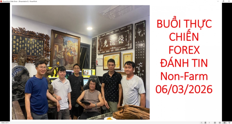 HỌC THỰC CHIẾN FOREX Đ&Aacute;NH TIN Non-Farm 06/03/2026