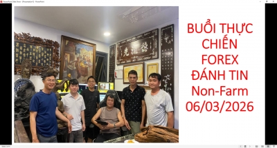 HỌC THỰC CHIẾN FOREX Đ&Aacute;NH TIN Non-Farm 06/03/2026