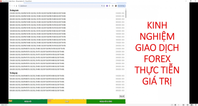 KINH NGHIỆM GIAO DỊCH FOREX THỰC TIỄN GI&Aacute; TRỊ
