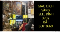 TRẦN QUỐC MINH THỰC CHIẾN GIAO DỊCH VÀNG SELL ĐỈNH 3702