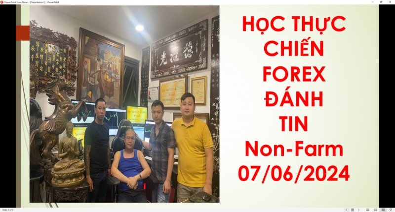 HỌC FOREX THỰC CHIẾN TIN Non-Farm 07/06/2024