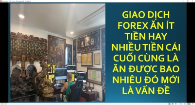 CHIA SẺ FOREX TÀI KHOẢN NHỎ VÀ LỚN TRONG GIAO DỊCH