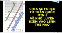 CHIA SẺ FOREX TỪ TRẦN QUỐC MINH VỀ KHỔ LUYỆN ĐIỂM VÀO LỆNH THẾ NÀO